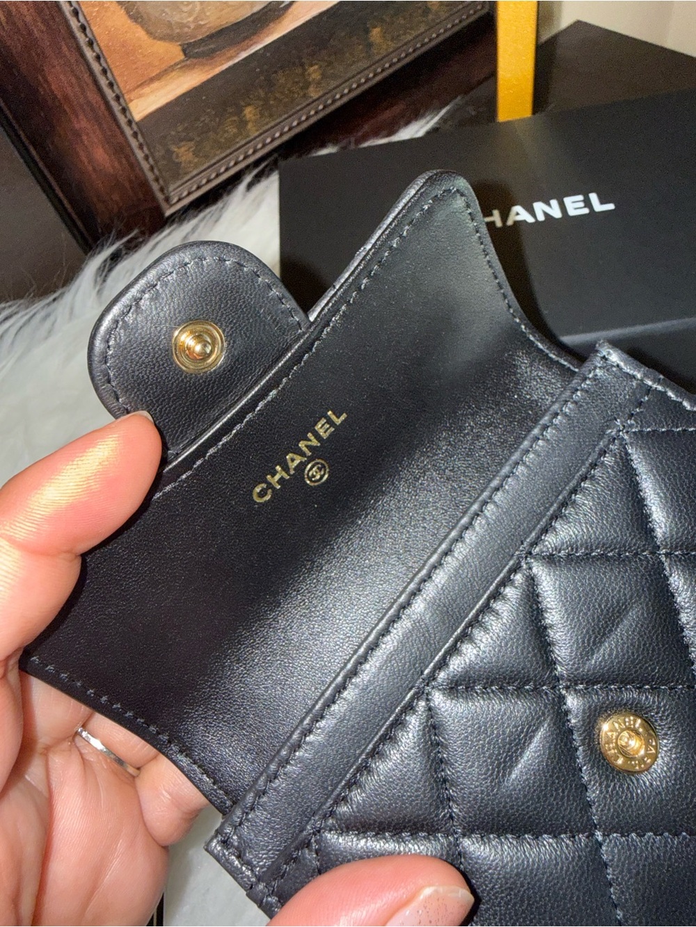 🌸 Chanel Classic Flap Card Holder🌸 - Picture 8 of 16